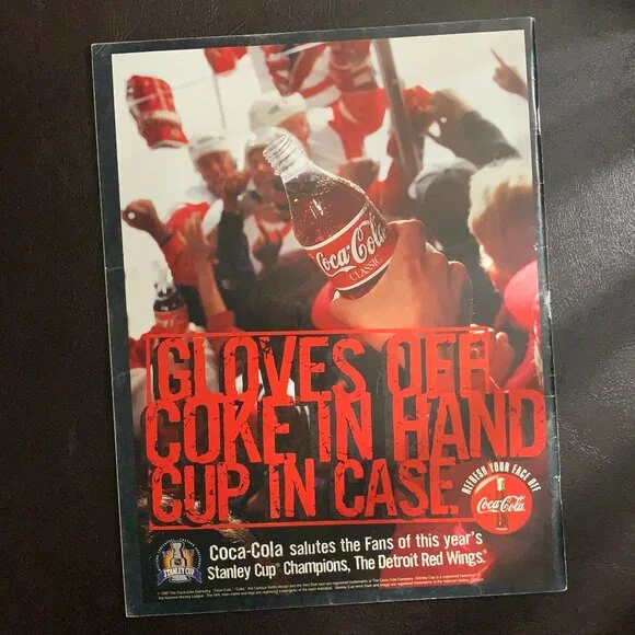 sports illustrated detroit red wings champions 1996-97USED see description